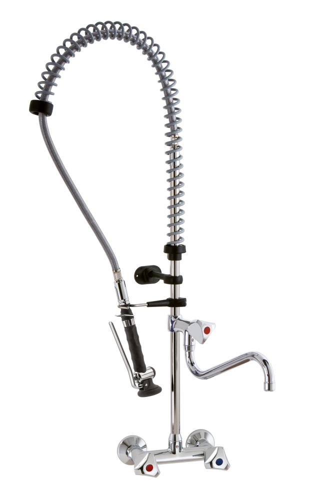 KBS Gastrotechnik STYL Knebel-Geschirrwaschbrause mit Schwenkhahn und Brausekopf BEST-PRO