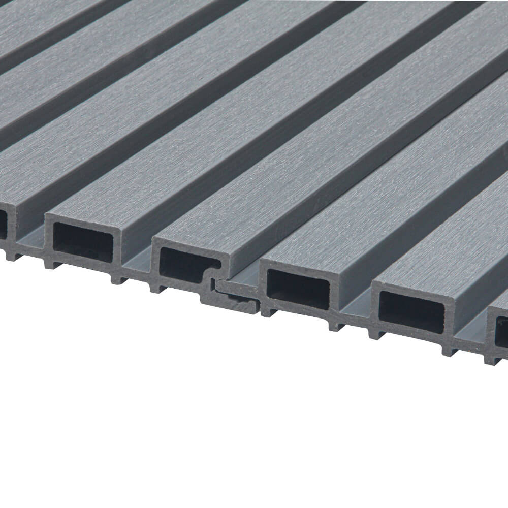 Home Deluxe WPC Fassadenverkleidung DUVAR - 50 m² Hellgrau