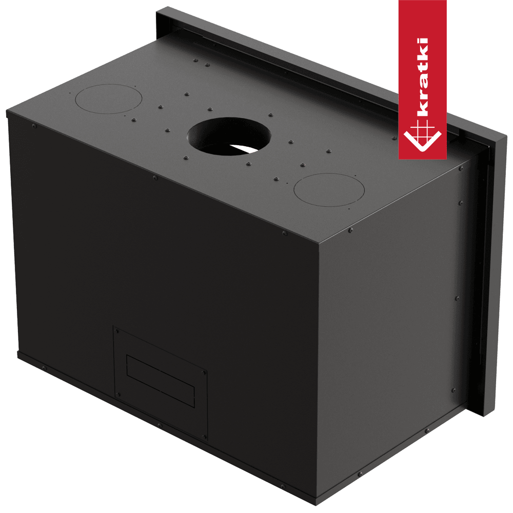 Kratki Kamin-Kassette KRATKI ARKE 75 8 kW Ø 150