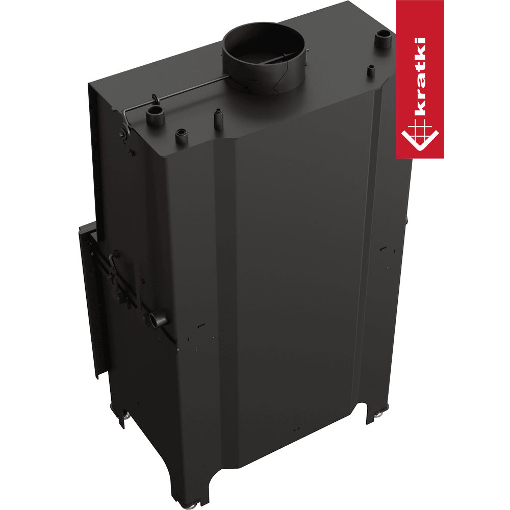Kratki Wasserführender Kamineinsatz AQUARIO 16 kW Ø 200 Doppelverglasung