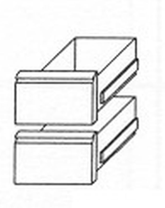 KBS Gastrotechnik Schubladensatz 1/2 +1/2 für Kühltisch Classic