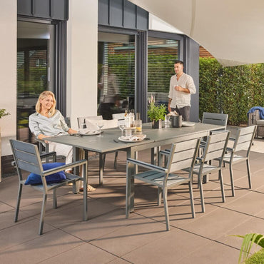 Home Deluxe Gartentisch ausziehbar CASA - 160/240 x 100 cm