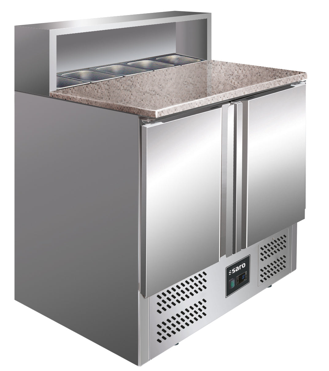 SARO Pizzatisch, 2 Türen, Modell GIANNI PS 900