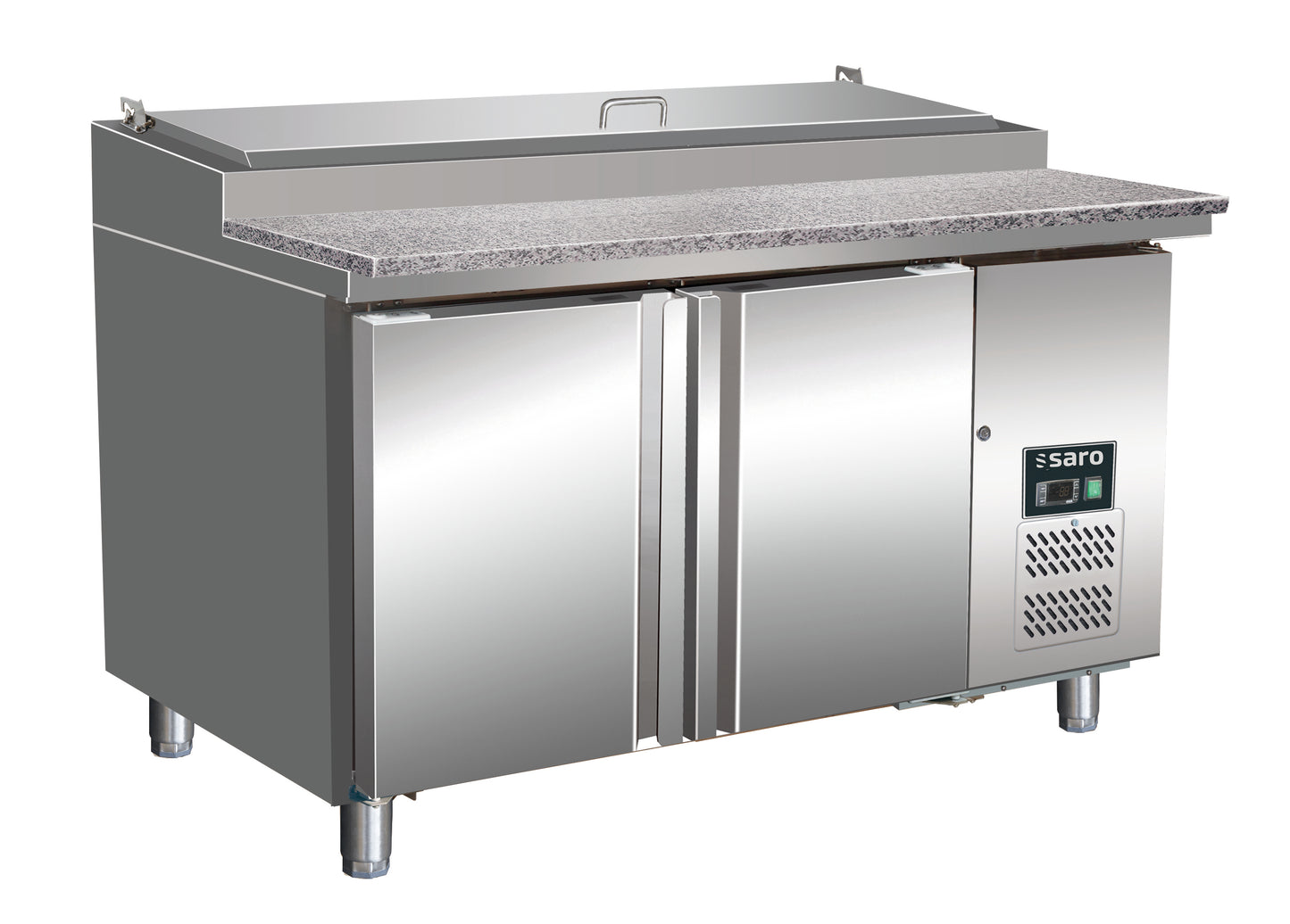 SARO Belegstation 1/3 GN, Granitarbeitsplatte, SH 1500