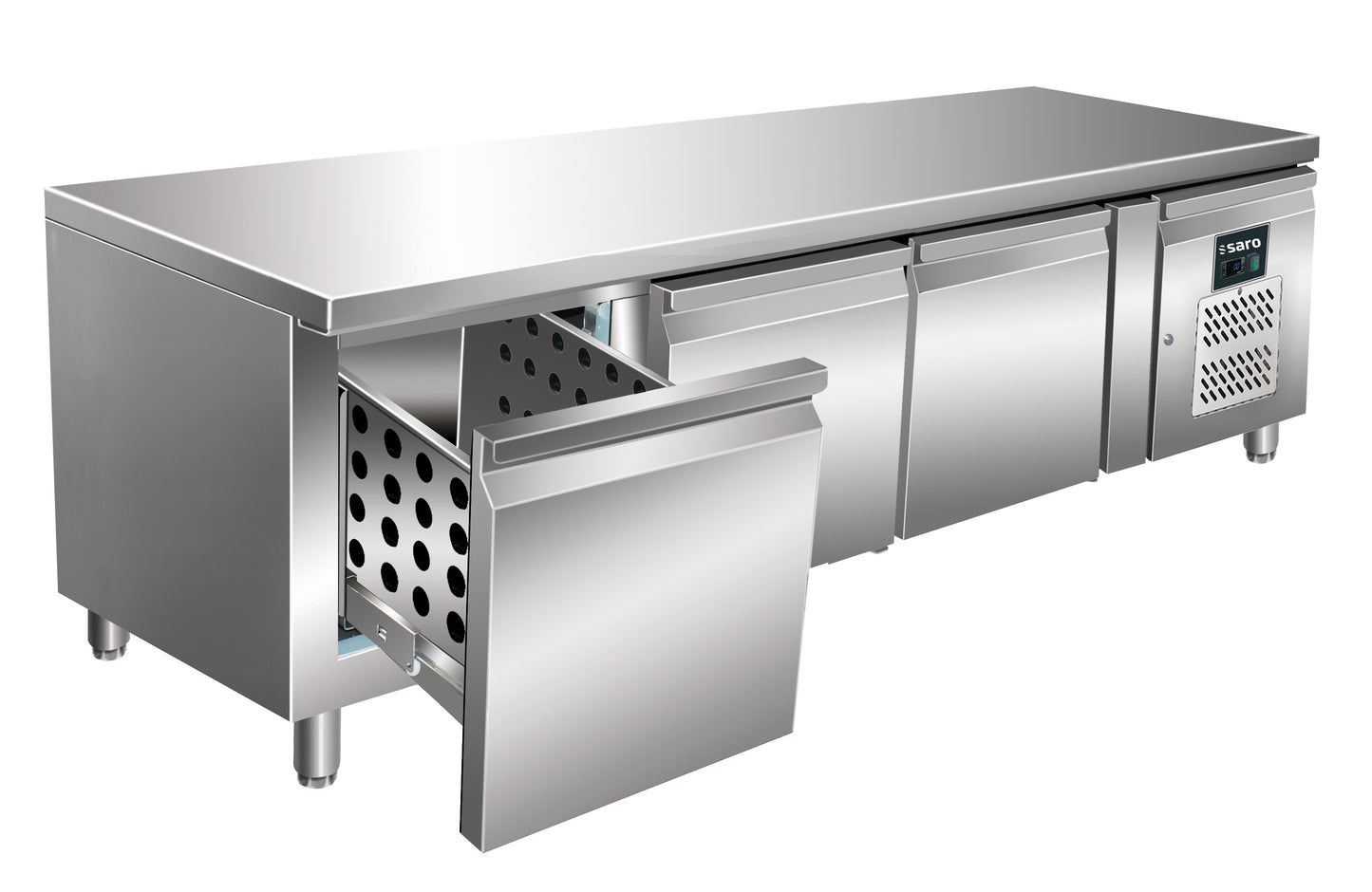 SARO Unterbaukühltisch, 3 Schubladen, UGN 3100 TN-3S