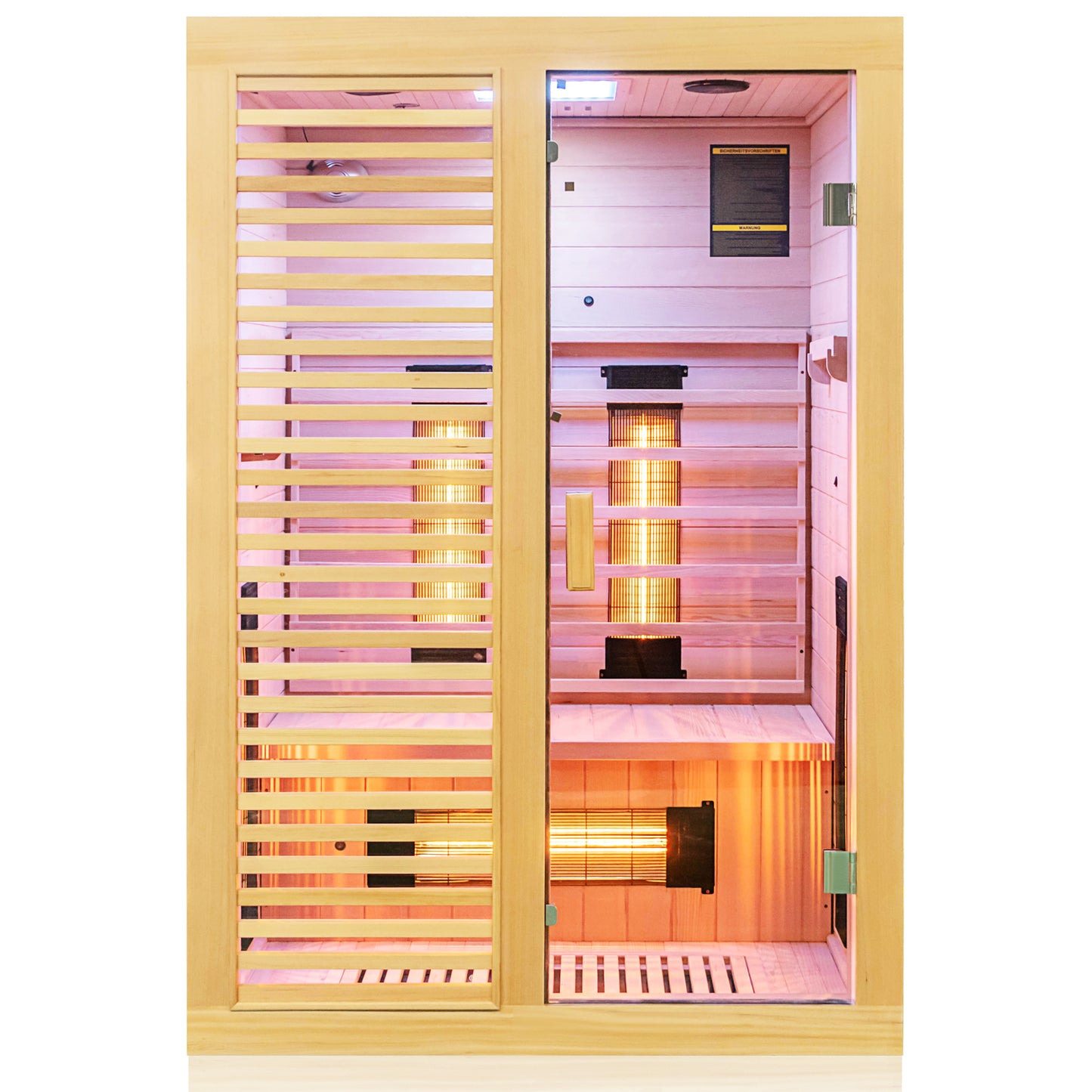 Dewello Infrarotkabine HAMLIN VOLLSPEKTRUM 130x105 bei TroniTechnik