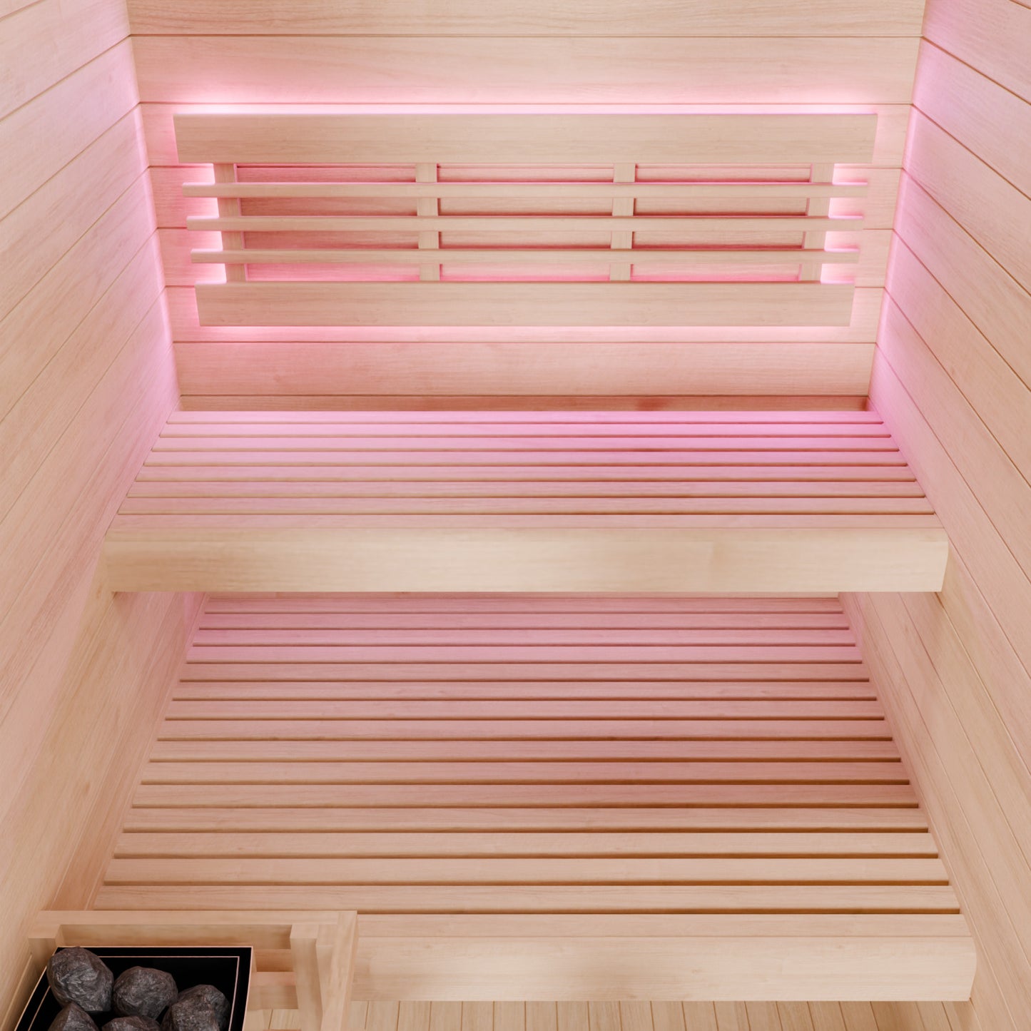 Dewello Finnische Sauna TOFINO 120cm x 140cm bei TroniTechnik