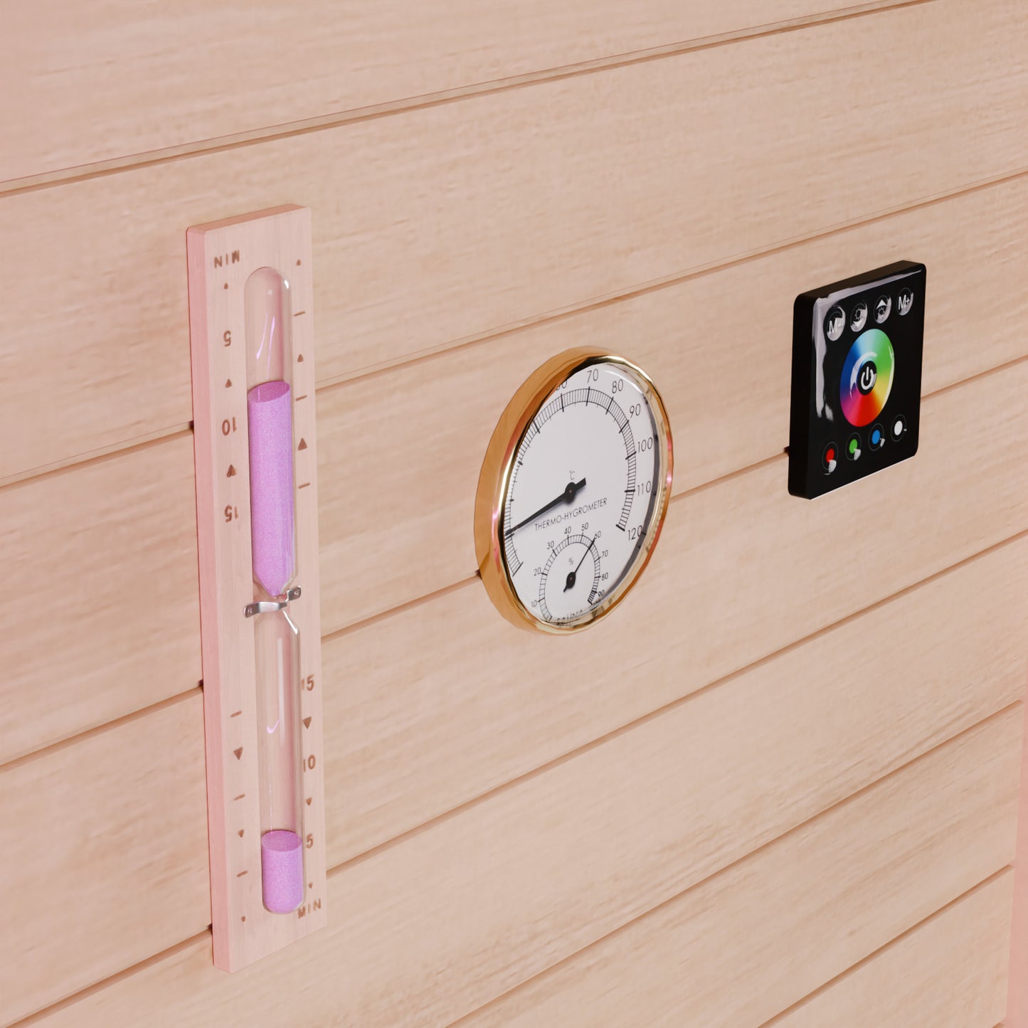 Dewello Finnische Sauna TOFINO 120cm x 140cm bei TroniTechnik