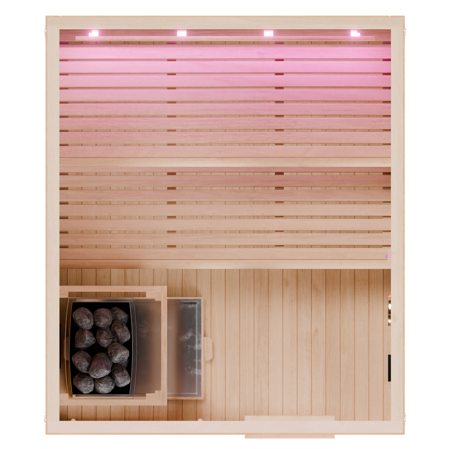 Dewello Finnische Sauna TOFINO 120cm x 140cm bei TroniTechnik