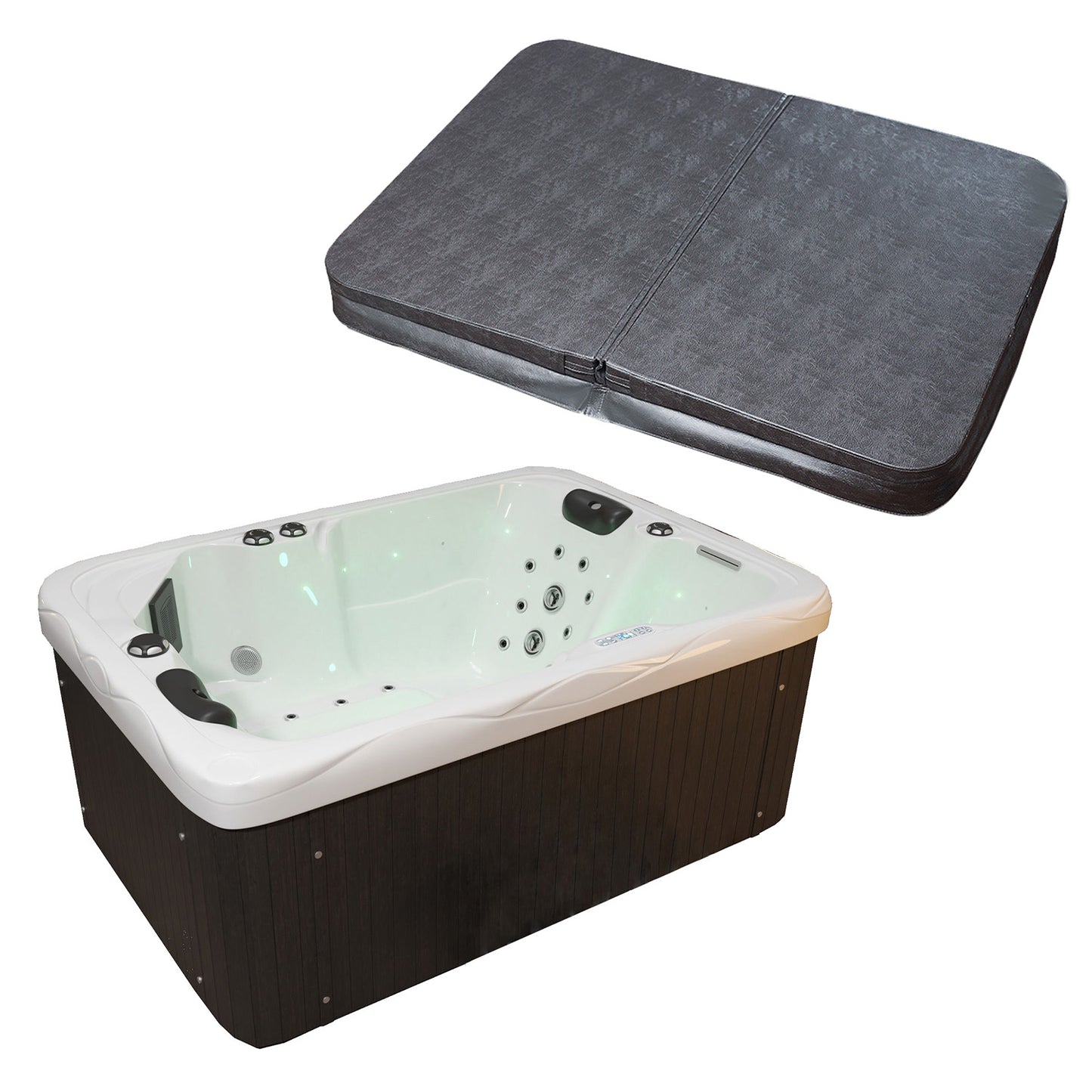 Tronitechnik Outdoor Whirlpool LEVANZO weiß 190x135