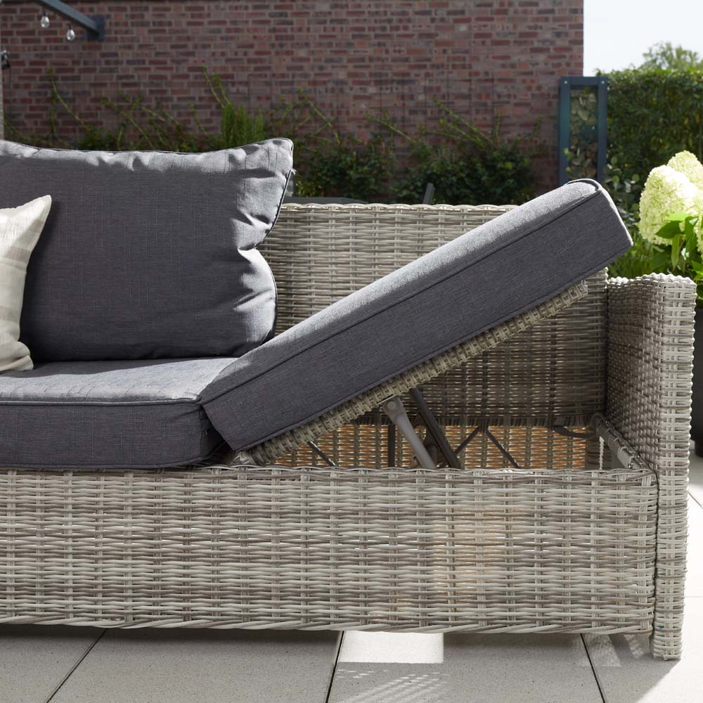 Home Deluxe Rattan Sitzgruppe BAHIA - mit Abdeckung