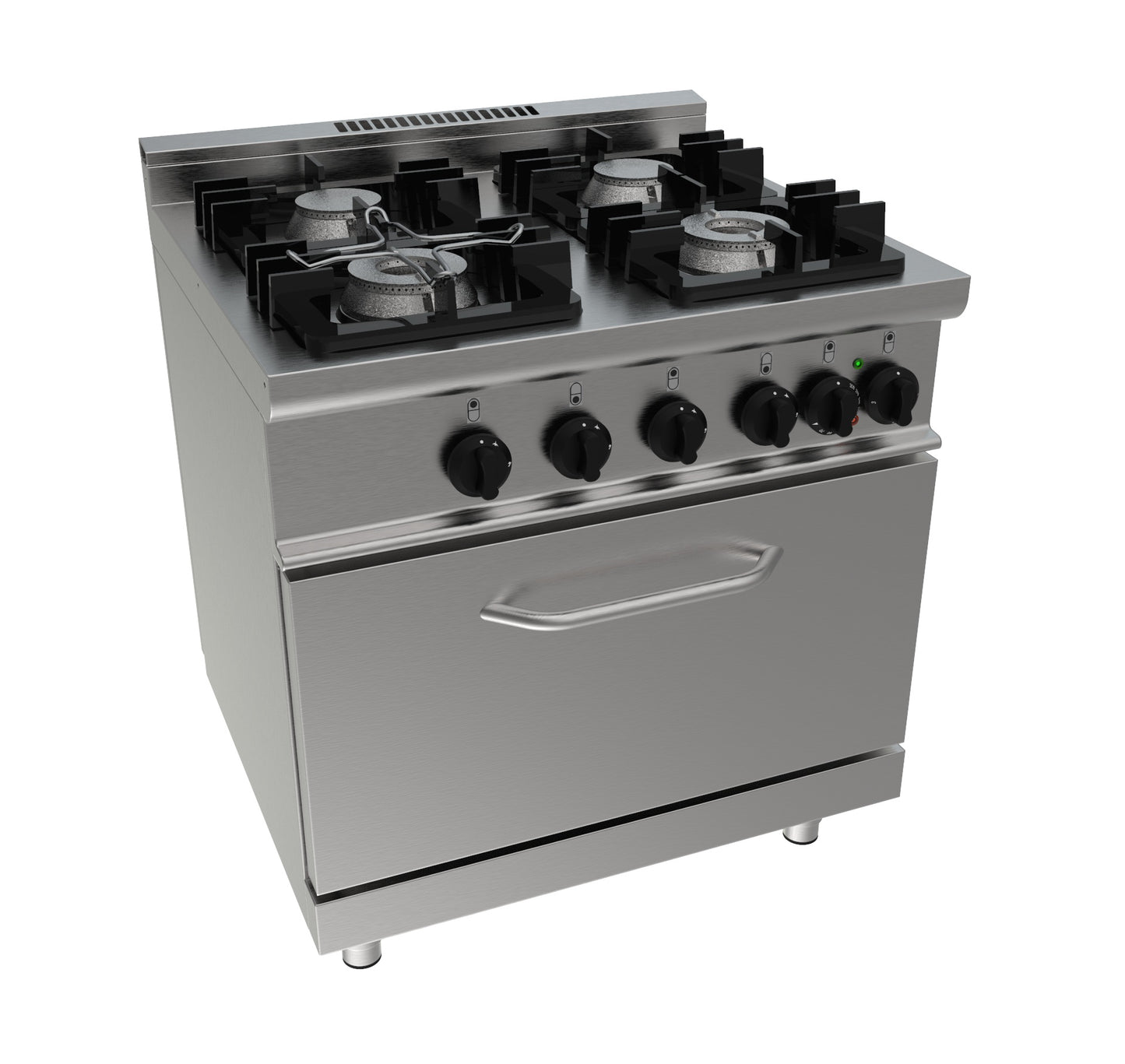 SARO Gasherd mit Elektrobackofen Modell E7/KUPG4LE