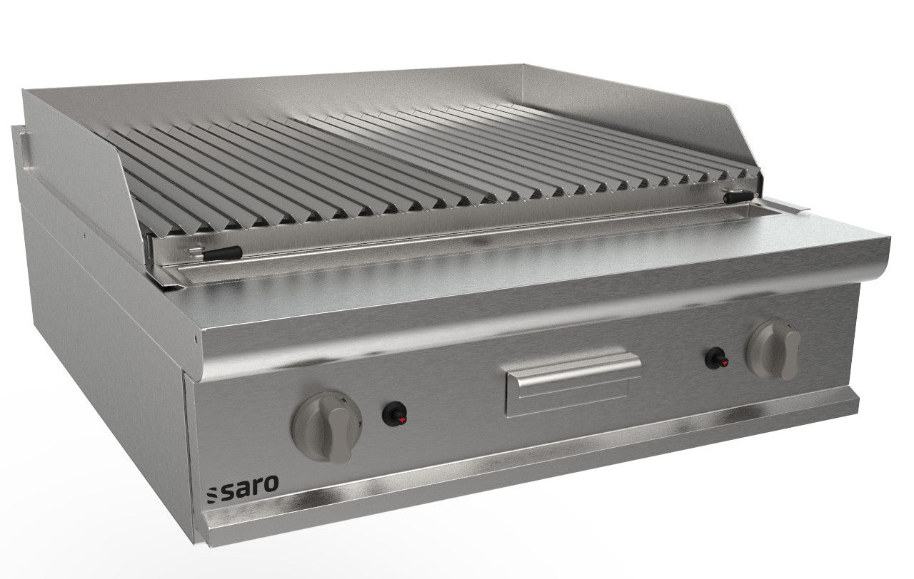 SARO Lavasteingrill 800 mm, Tischmodell LQ/BS2BB