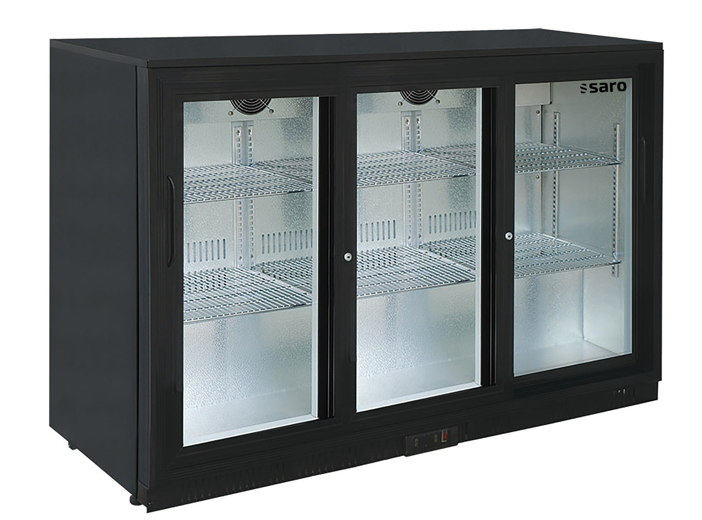 SARO Barkühlschrank, 3 Schiebetüren, Modell BC 320 SD