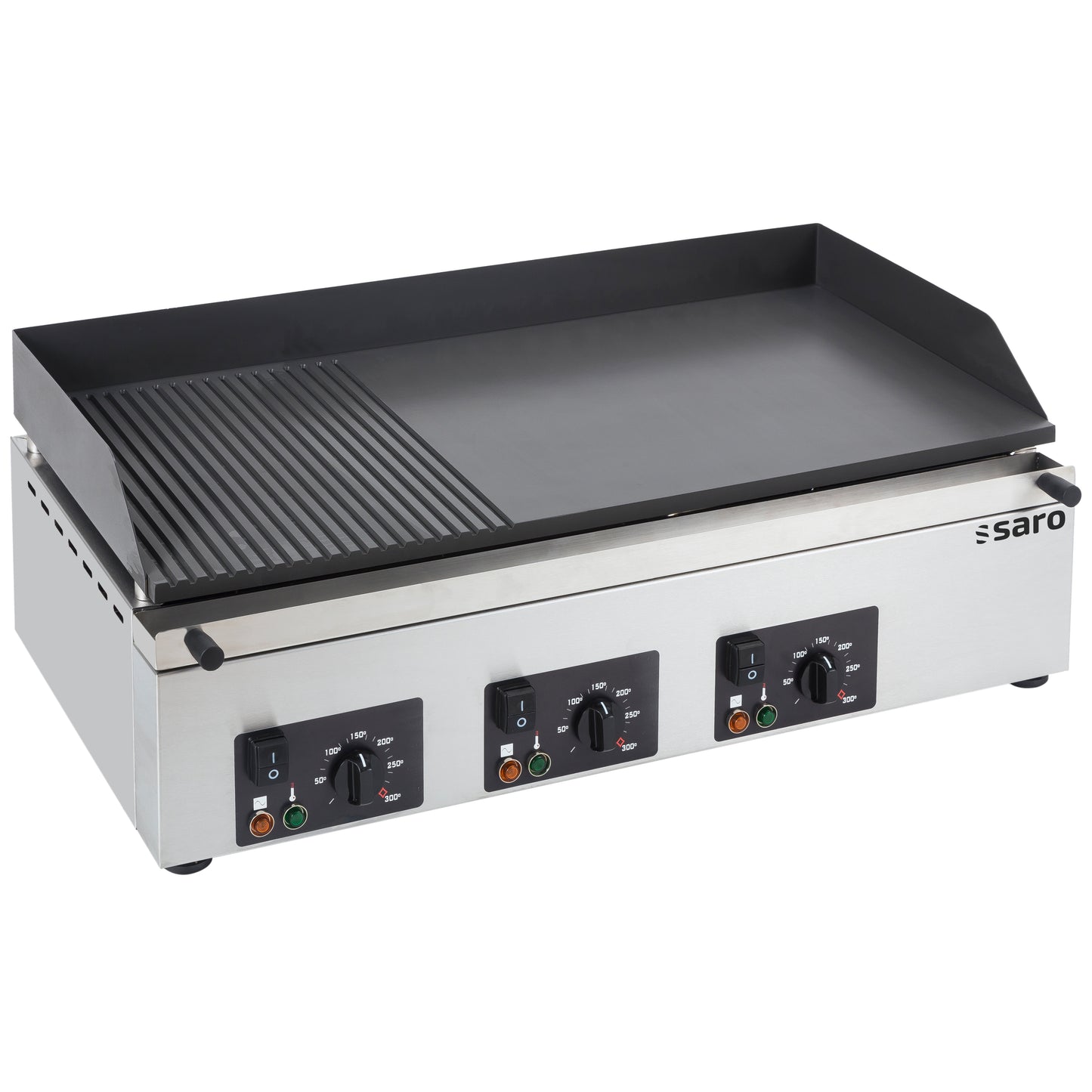 SARO Griddleplatte, 1/3 gerillt 2/3 glatt, GPK 810