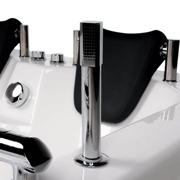 Home Deluxe Indoor Whirlpool für 2 Personen BLUE OCEAN XL - 180 x 120 cm Links