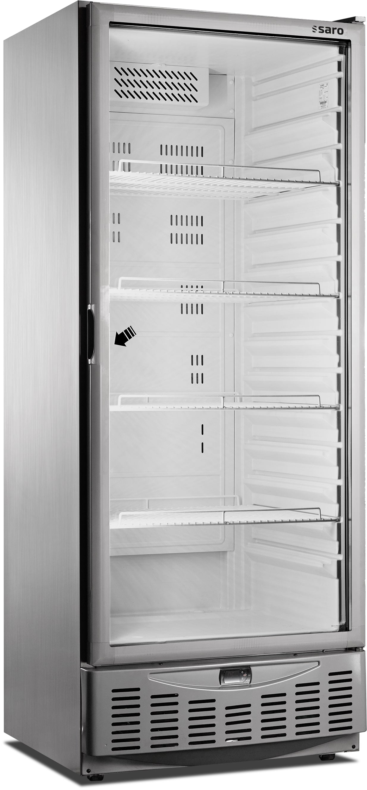 SARO Kühlschrank, Glastür, Modell MM5 A PV