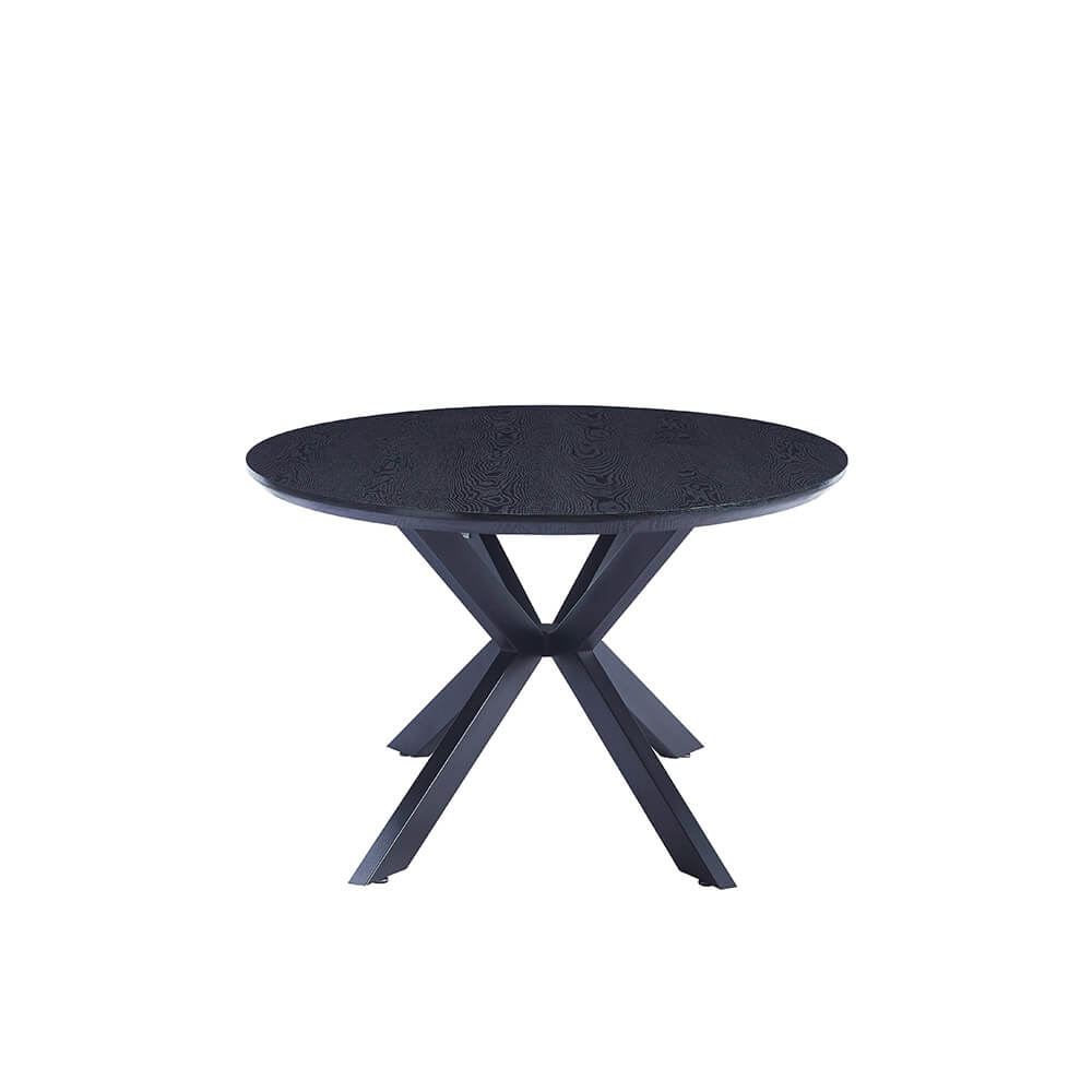 Home Deluxe Esstisch Oval AVENTIS inkl. Sternfuß - 200 x 120 cm Dark Oak