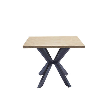 Home Deluxe Esstisch Eckig AVENCIA inkl. Sternfuß -160 x 100 cm Fishbone Oak