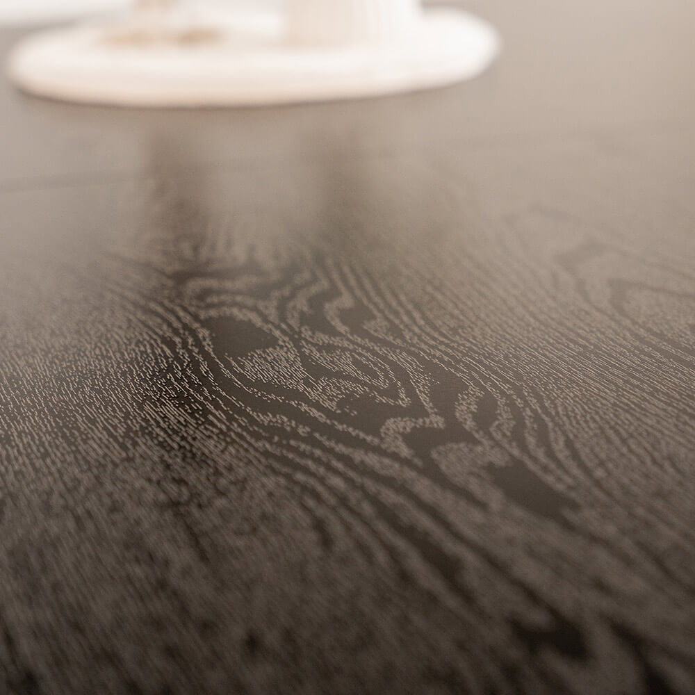 Home Deluxe Esstisch Eckig Ausziehbar AVENCIA inkl. U-Fuß - 160-200 x 100 cm Dark Oak