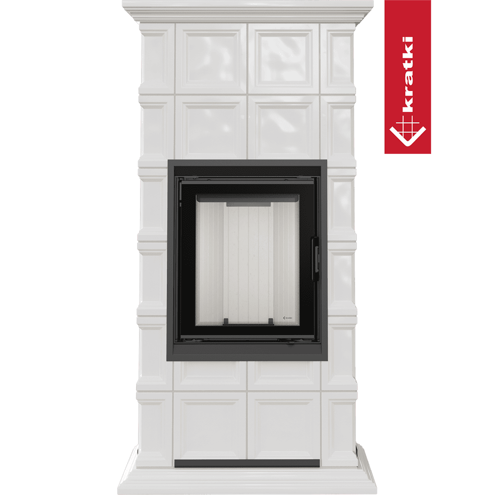 Kratki Kamineinsatz aus Stahl KRATKI NADIA MILANO 7 kW Ø 200