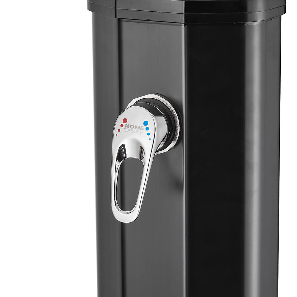 Home Deluxe Solardusche mit Bodenplatte PAROS - Anthrazit