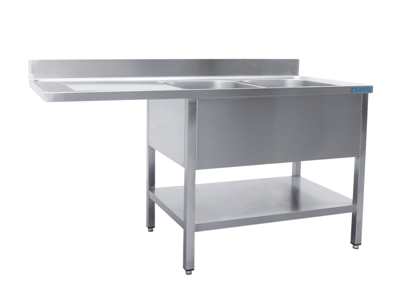 SARO Spülcenter 2 Becken, rechts - B 1600 x T 600 mm