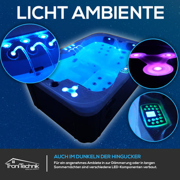 Tronitechnik Outdoor Whirlpool Spa TINO PRO Weiß