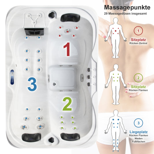 Tronitechnik Outdoor Whirlpool Spa TINO PRO Weiß