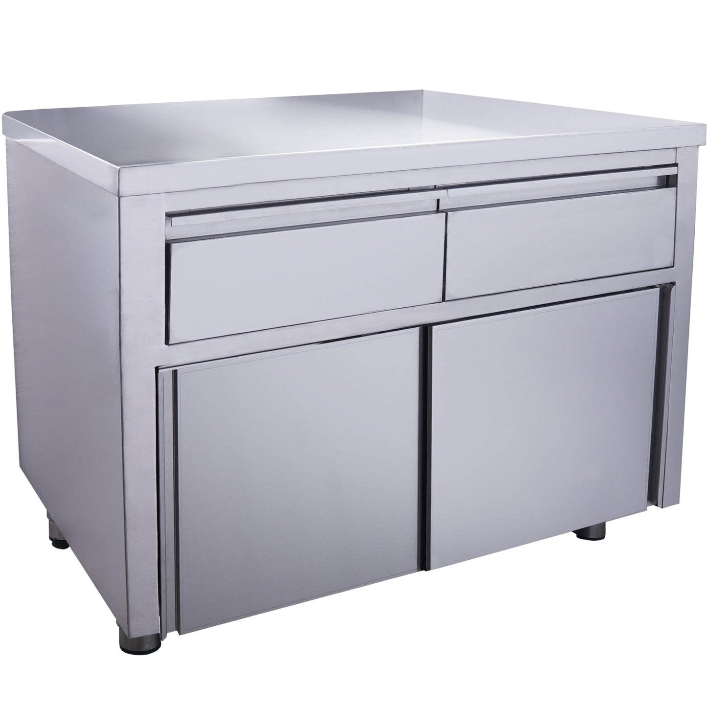 SARO Schiebetürenschrank mit 2 Schubladen, 1200x700mm