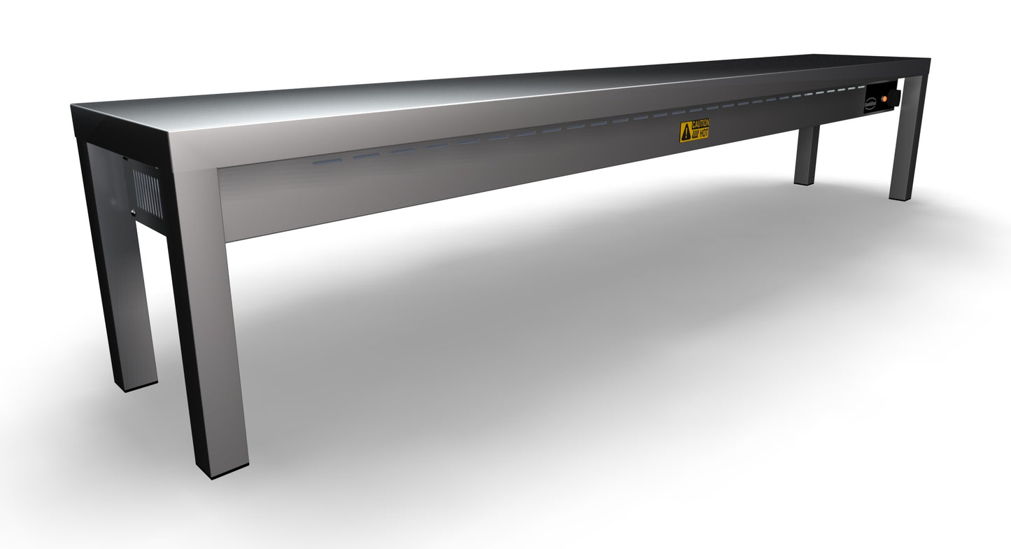 CombiSteel AUFSATZBORD KERAMISCH BEHEIZT 1 STUFIG 1800 5 HEATERS OF 250W
