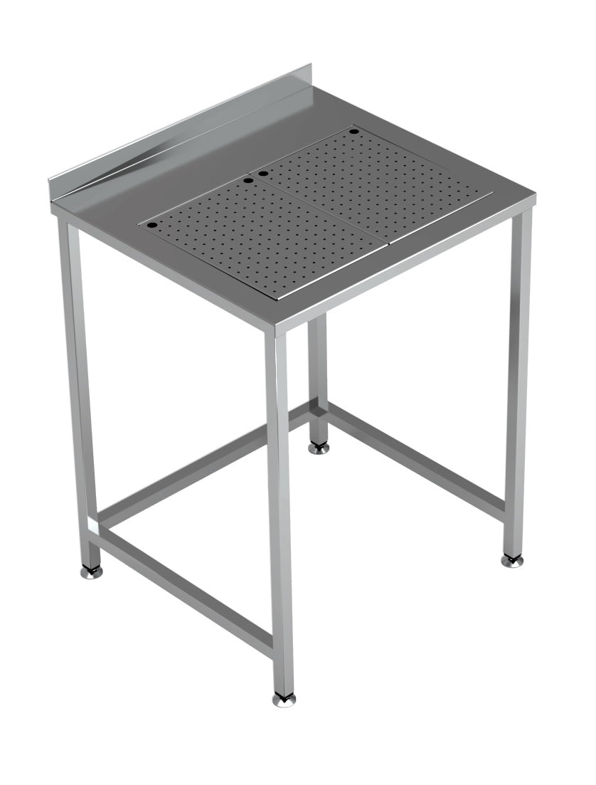 CombiSteel ARBEITSTISCH MIT INTEGRIERTER TROPFSCHALE 700X650