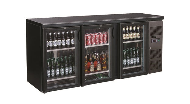 CombiSteel BARKÜHLER SCHWARZ 3 GLASTÜREN