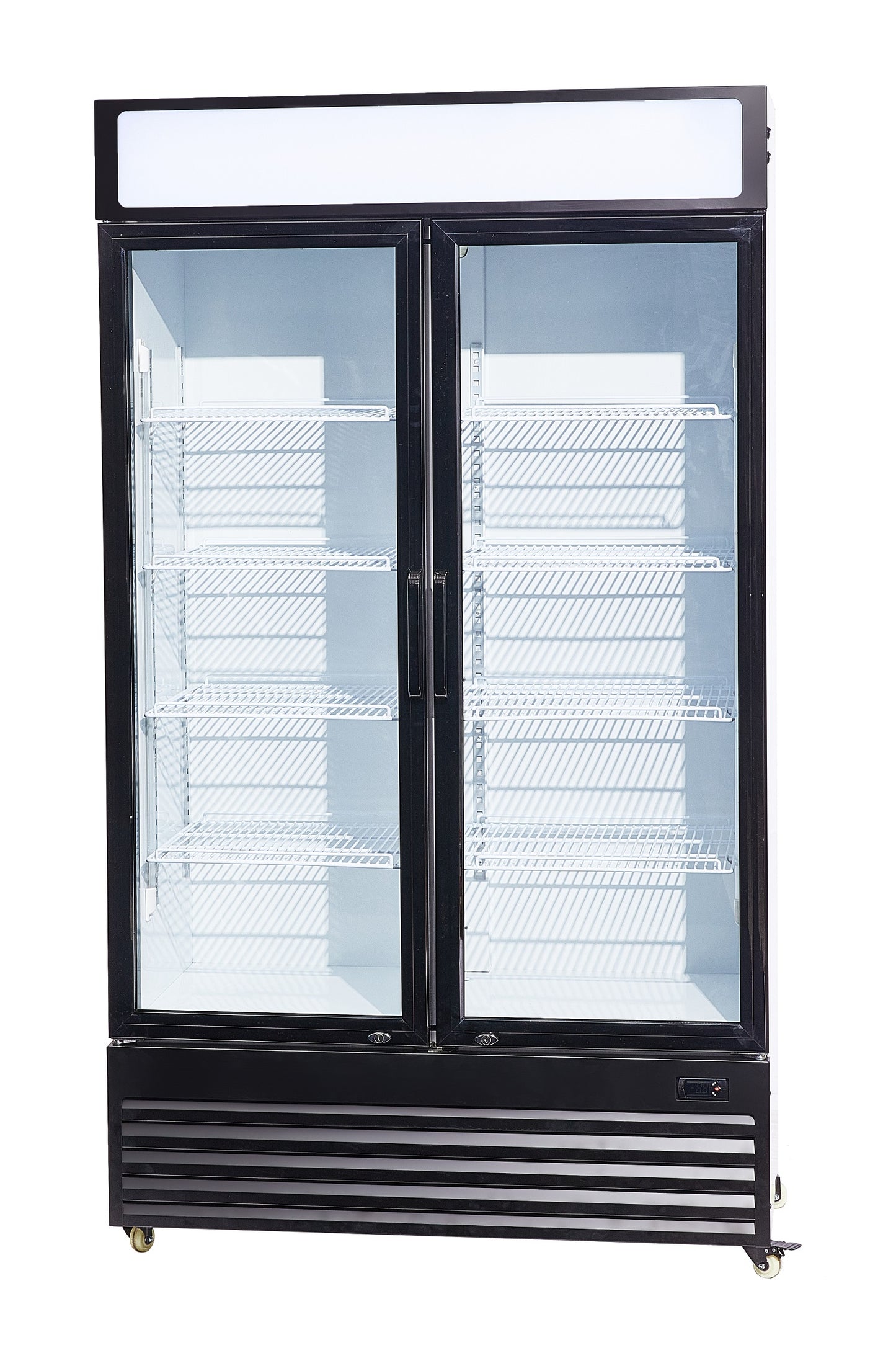 CombiSteel KÜHLSCHRANK 2 GLASTÜREN BEZ-750 GD