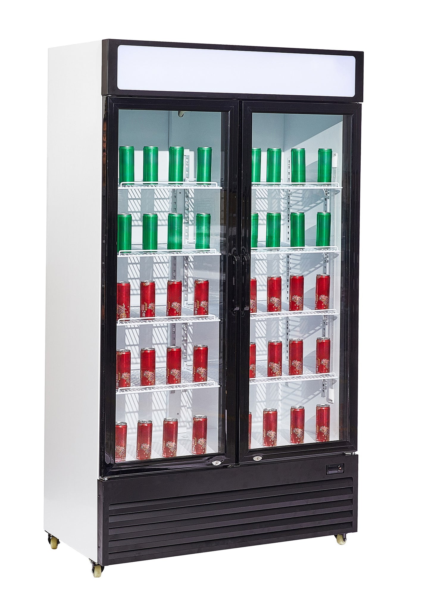 CombiSteel KÜHLSCHRANK 2 GLASTÜREN BEZ-750 GD