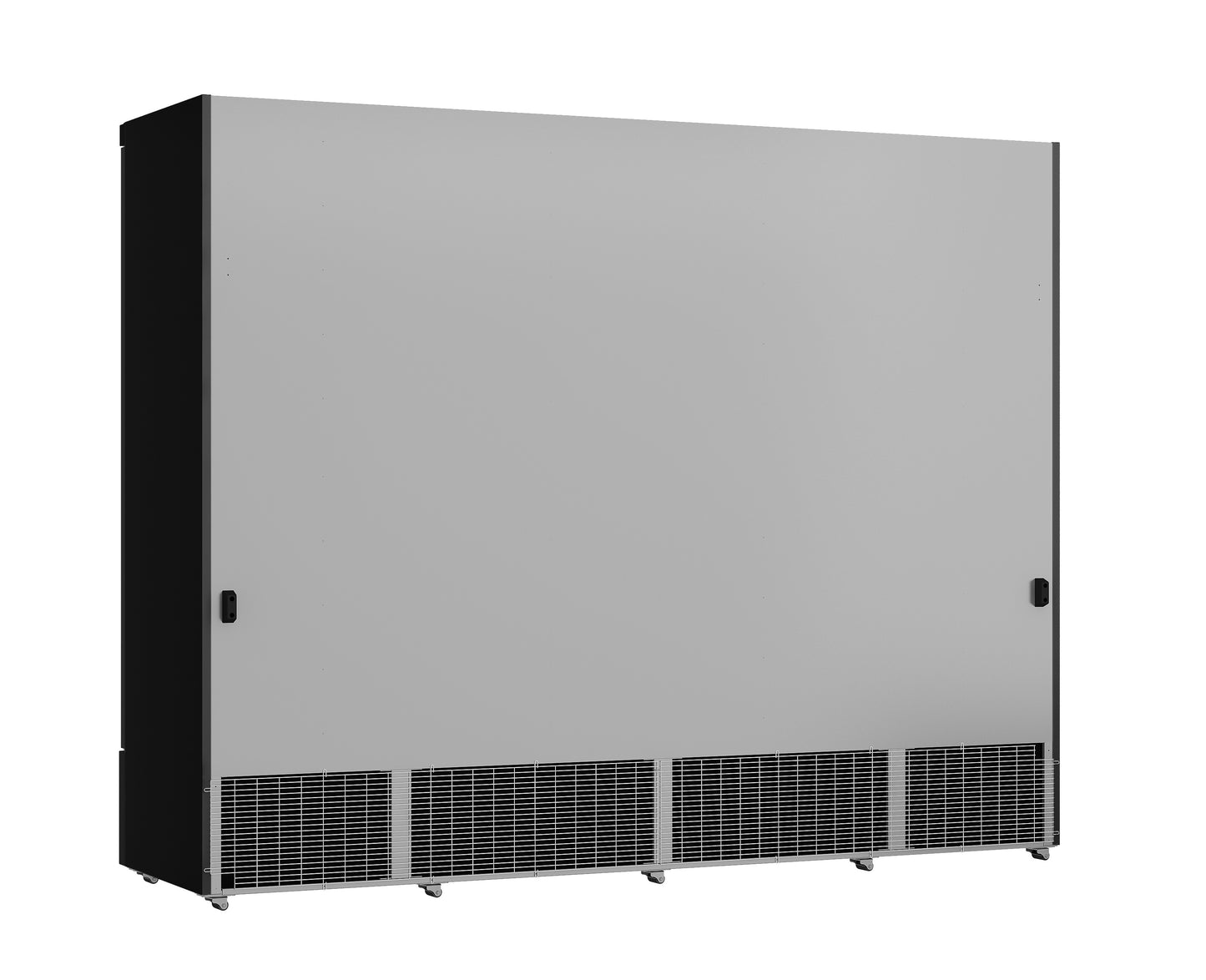 CombiSteel KÜHLSCHRANK 4 GLASTÜREN SCHWARZ JDE-2025R BL *TRANSPORT AUF ANFRAGE*