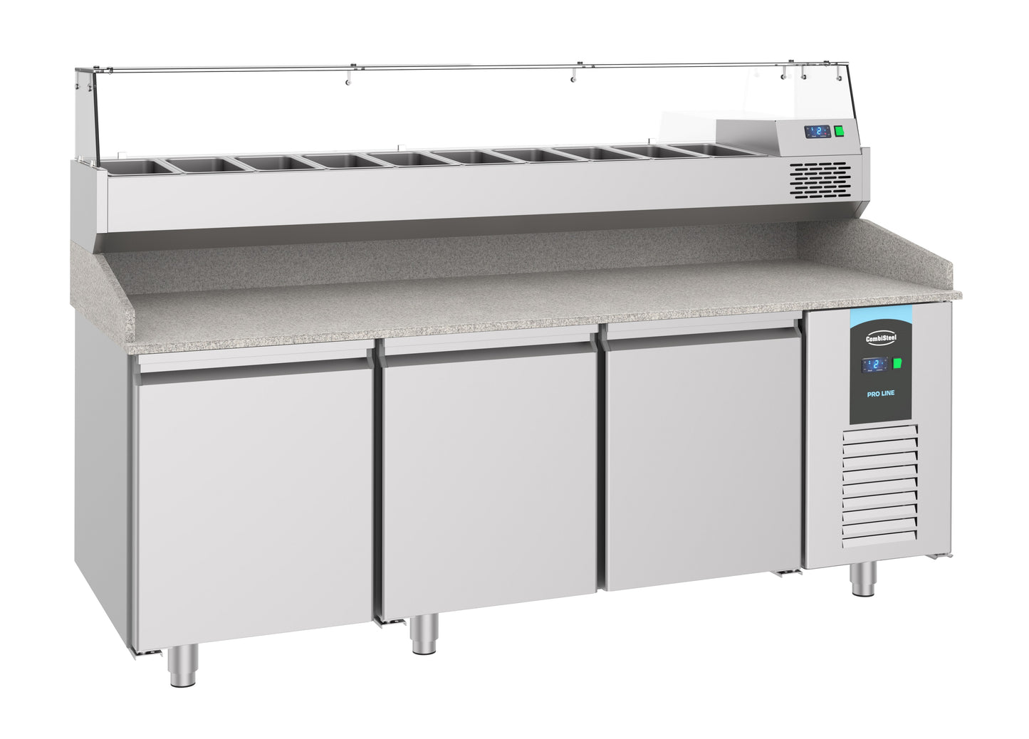CombiSteel PIZZATISCH MIT 3 TÜREN