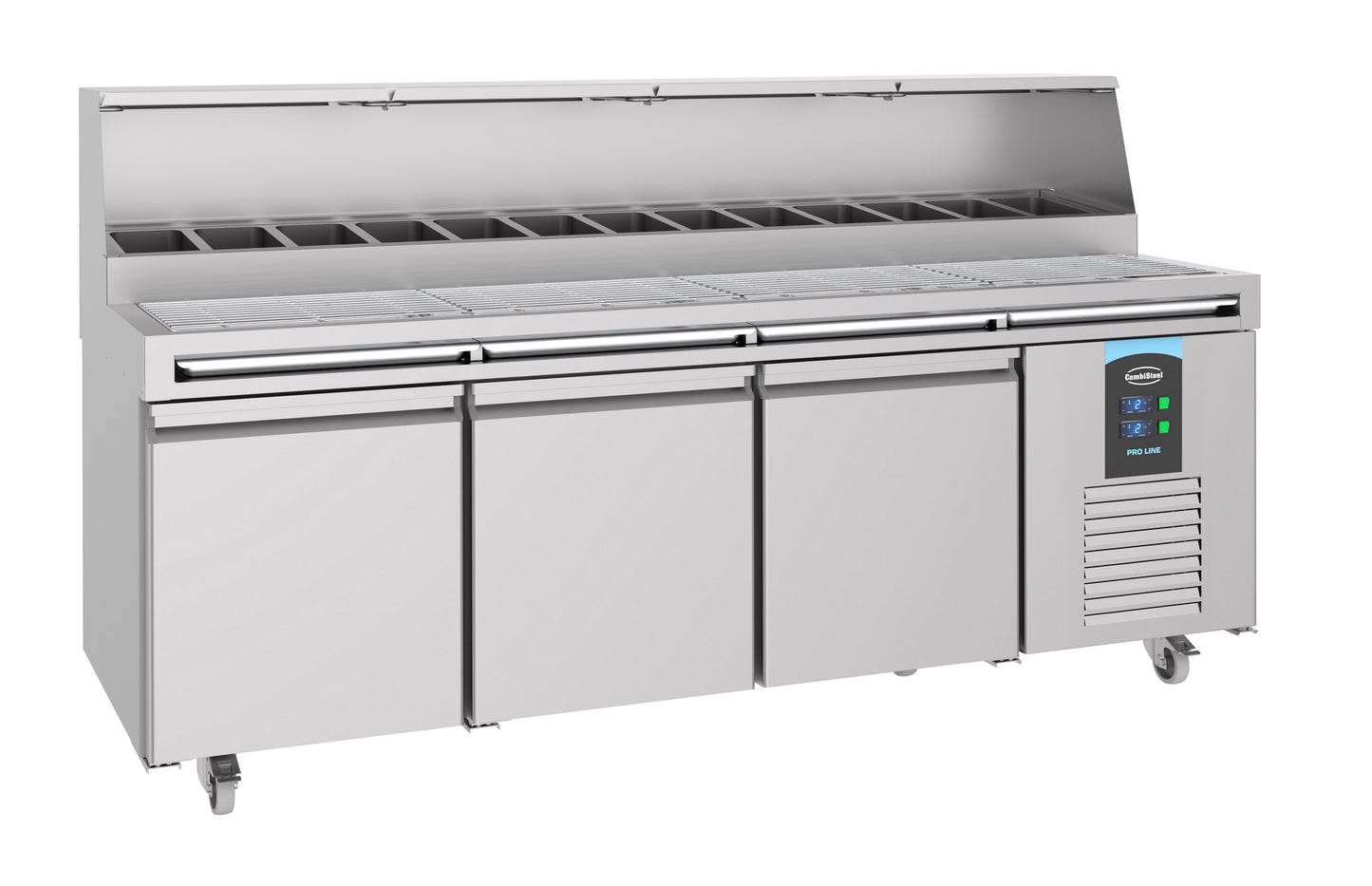 CombiSteel PIZZATISCH 3 TÜREN 13x 1/3GN BEHÄLTER
