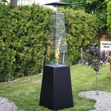 Kratki Gasheizstrahler Umbrella BS Stahl 12kW Set