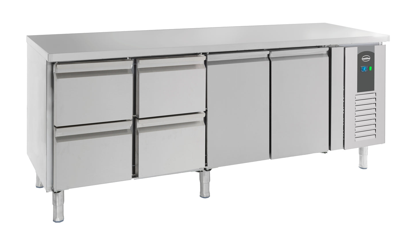 CombiSteel 700 KÜHLTISCH 2 TÜREN UND 4 SCHUBLADEN