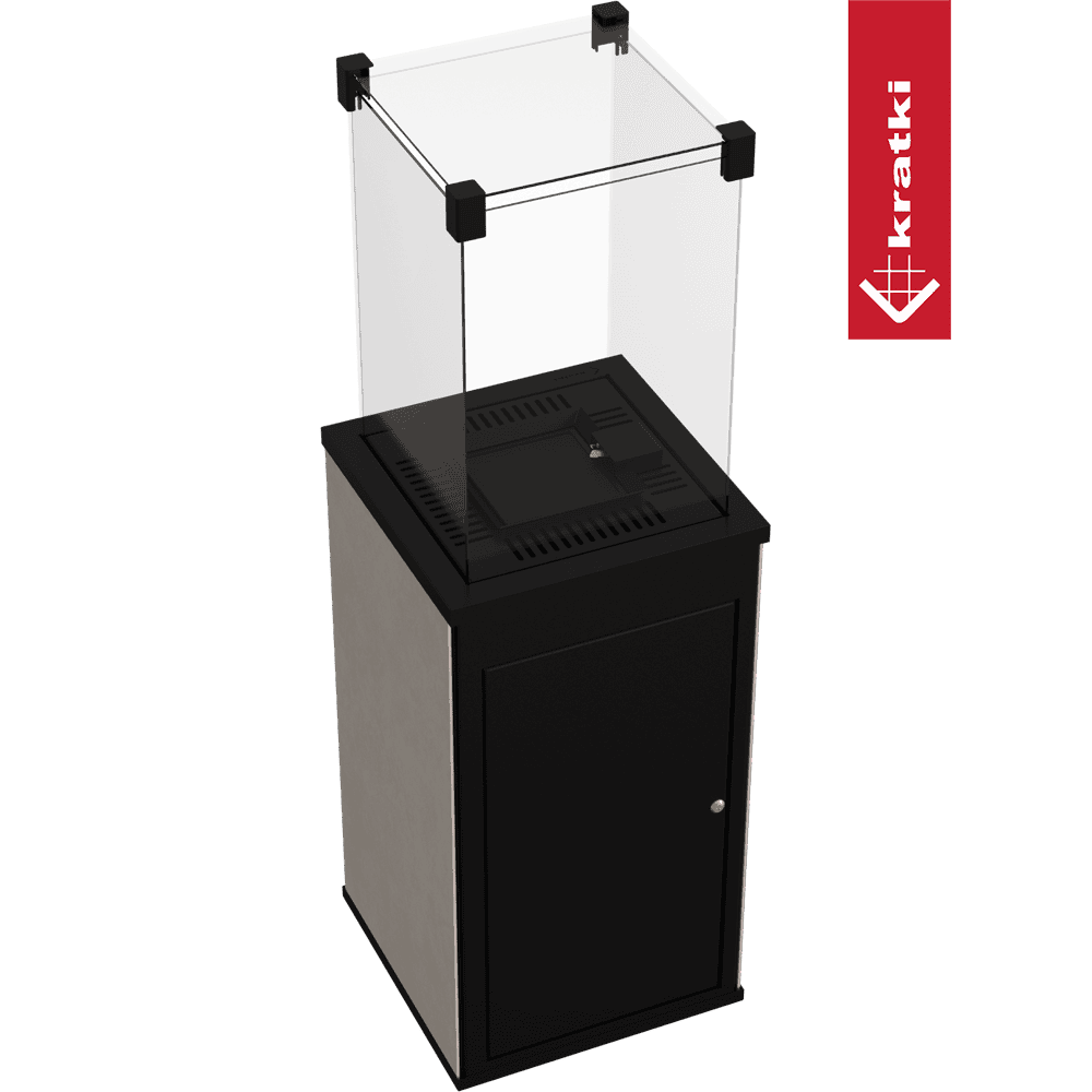 Kratki Terrassenheizer Patio Mini Quarzsinter Fokos Sale manuelle Steuerung 8,2kW