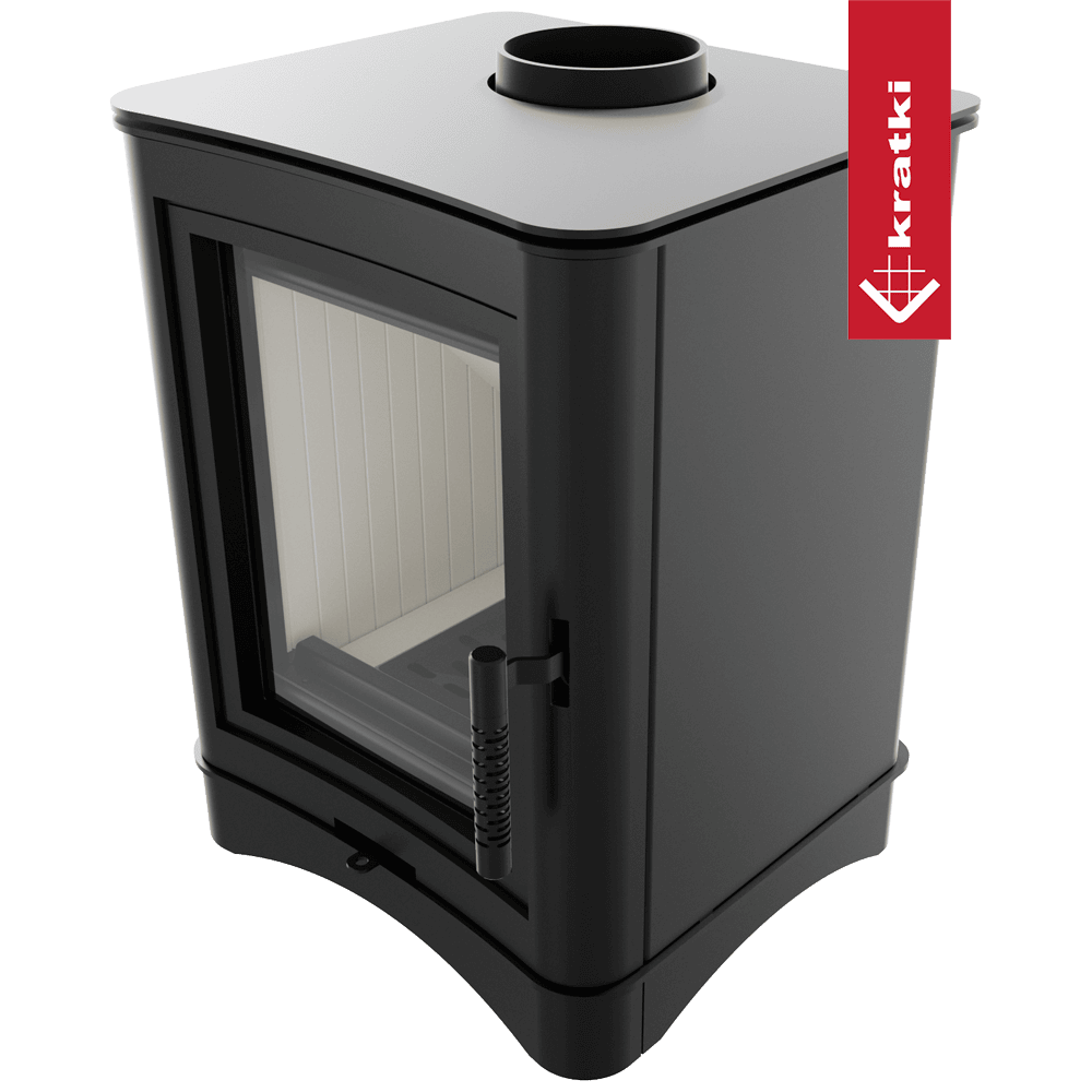 Kratki Kaminofen aus Stahl KRATKI K5 Ø 150 7 kW