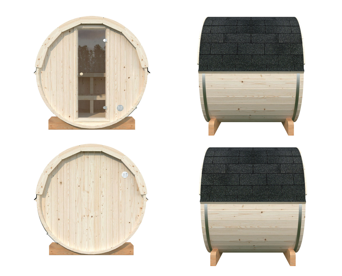 Palmako Anita 0,9 m2 - Naturbelassen