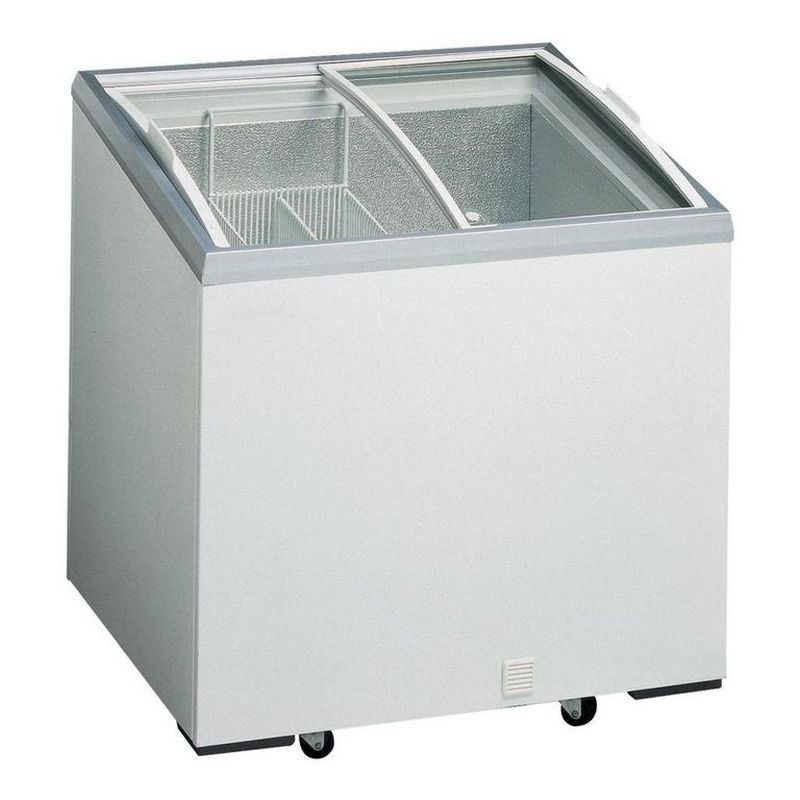 KBS Gastrotechnik Eiscreme Impuls-Tiefkühltruhe D 201 mit Glasschiebedeckel