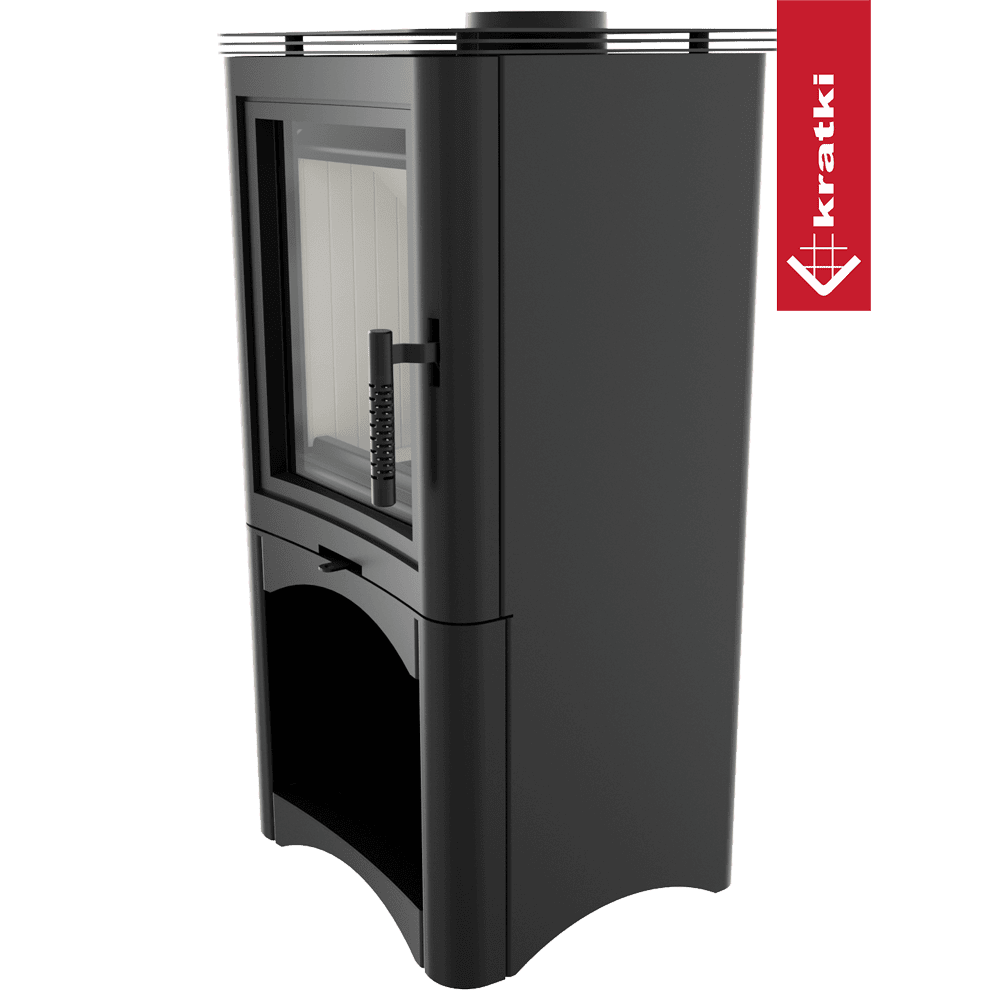 Kratki Kaminofen aus Stahl KRATKI K5 Ø 150 7 kW