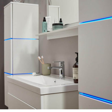 Home Deluxe Badmöbel Komplettset WANGEROOGE BIG XL - Weiß Made in Germany