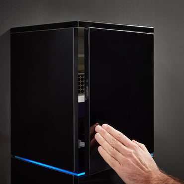 Home Deluxe Badmöbel Komplettset WANGEROOGE XL - Schwarz Made in Germany