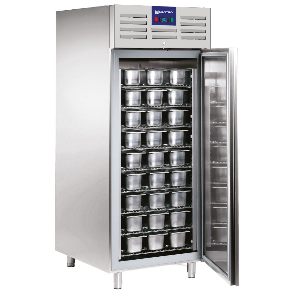 Virtus Tiefkühlschrank für 54 Speiseeisbehälter, -10°/-25°C