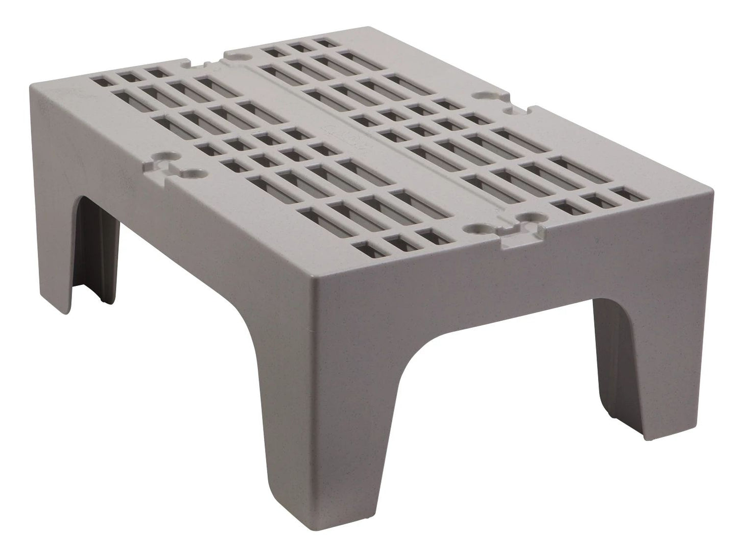 Cambro Serie S Lageruntersätze mit geschlitzter Oberfläche, Schwerlast, Grau gesprenkelt, 1 Stück im Karton - DRS300480