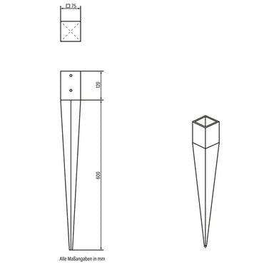 Home Deluxe Holz Sichtschutzzaun SOMA - 180 x 180 cm 4x Element + 5x Pfosten